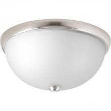 Progress P350044-009 - Two-Light 14" Glass Dome Flush Mount