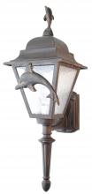 Melissa Lighting DL1774 - Americana Collection Dolphin Series Model DL1774 Medium Outdoor Wall Lantern