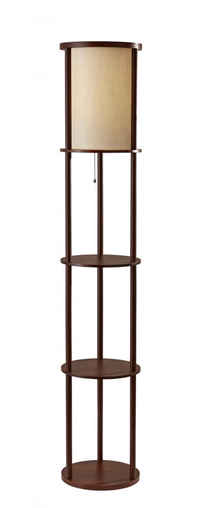 Stewart Round Shelf Floor Lamp