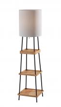 Adesso 3459-12 - Henry AdessoCharge Shelf Floor Lamp- Natural