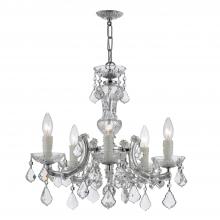 Crystorama 4376-CH-CL-S - Maria Theresa 5 Light Swarovski Strass Crystal Polished Chrome Chandelier