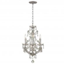 Crystorama 4473-CH-CL-S - Maria Theresa 4 Light Swarovski Strass Crystal Polished Chrome Mini Chandelier