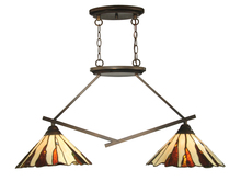 Dale Tiffany TH12435 - Ripley 2-Light Tiffany Island Fixture