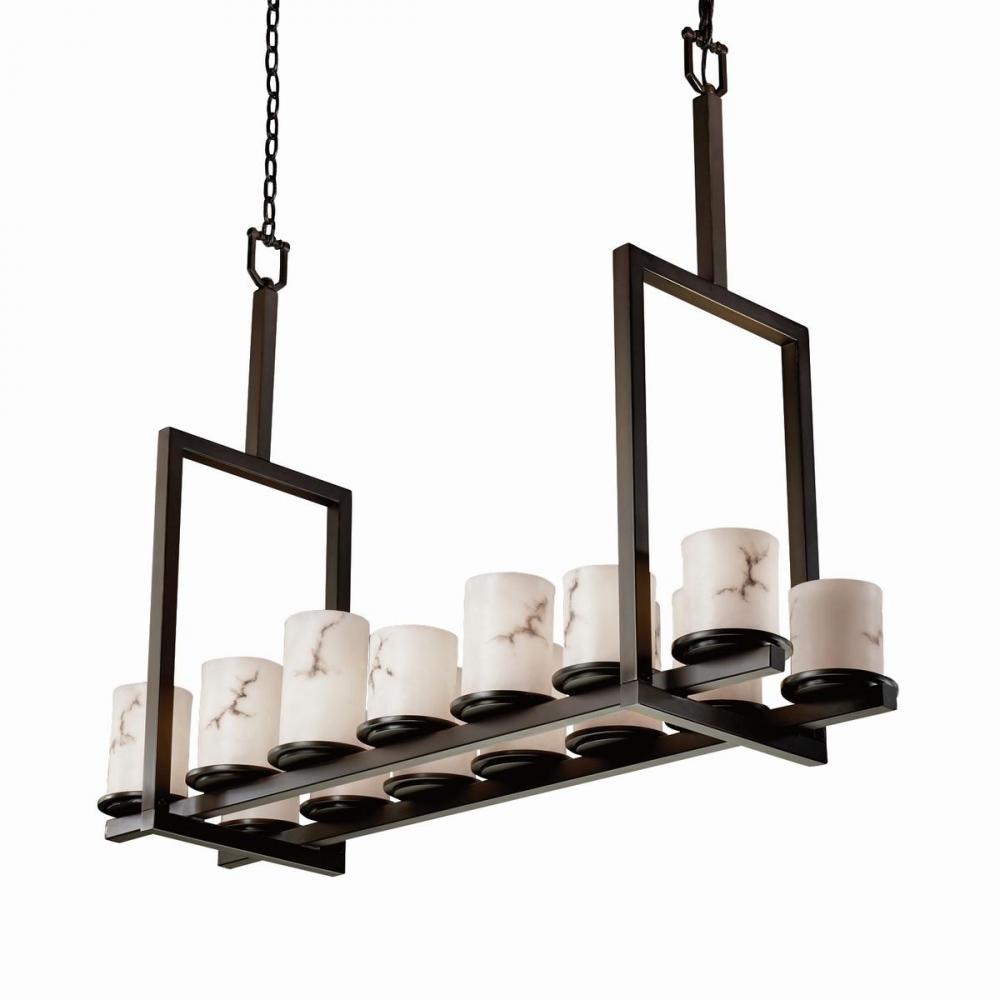 Dakota 14-Light Bridge LED Chandelier (Tall)