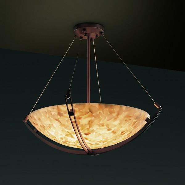 18" LED Pendant Bowl w/ Crossbar