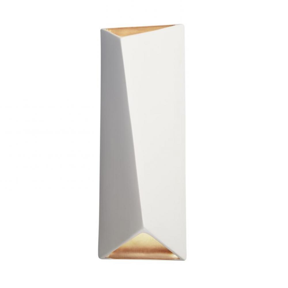 ADA Diagonal Rectangle LED Wall Sconce (Open Top & Bottom)