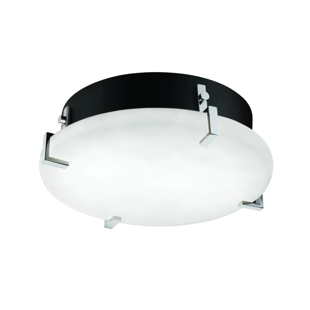 12" Round Clips LED Flush-Mount