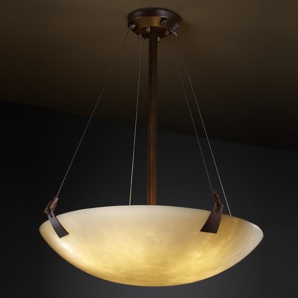 24" Pendant Bowl w/ Tapered Clips