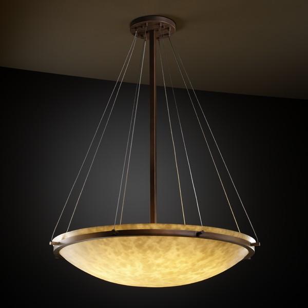 48" LED Pendant Bowl w/ Ring