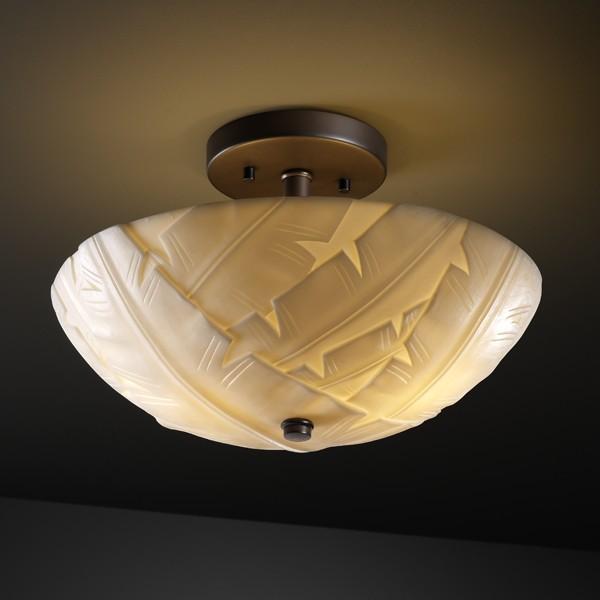 14" LED Semi-Flush Bowl