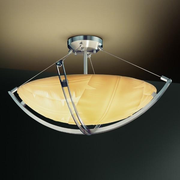 18" Semi-Flush Bowl w/ Crossbar