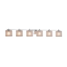 Justice Design Group FSN-8446-30-FRCR-CROM - Era 6-Light Bath Bar