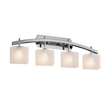 Justice Design Group FSN-8594-55-FRCR-CROM - Archway 4-Light Bath Bar