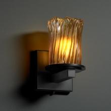 Justice Design Group GLA-8771-16-AMBR-DBRZ - Dakota 1-Light Wall Sconce