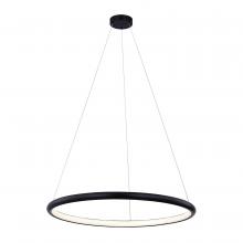 Justice Design Group NSH-4484-MBLK - Circola 36” LED Ring Pendant