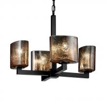 Justice Design Group FSN-8829-10-MROR-DBRZ - Modular 4-Light Chandelier