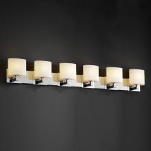 Justice Design Group FSN-8926-15-WEVE-CROM - Modular 6-Light Bath Bar