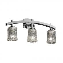 Justice Design Group GLA-8593-16-WHTW-CROM - Archway 3-Light Bath Bar