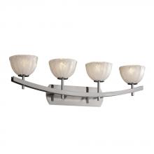 Justice Design Group GLA-8594-26-WTFR-CROM - Archway 4-Light Bath Bar