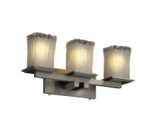 Justice Design Group GLA-8673-26-WTFR-DBRZ - Montana 3-Light Bath Bar