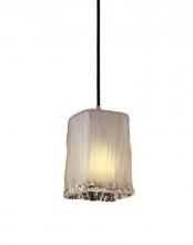 Justice Design Group GLA-8816-26-WTFR-ABRS-RIGID - Small 1-Light Pendant