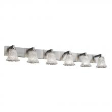 Justice Design Group GLA-8926-30-LACE-CROM - Modular 6-Light Bath Bar