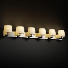 Justice Design Group POR-8926-10-SAWT-CROM - Modular 6-Light Bath Bar