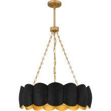 Quoizel QP6794MBK - Santana 5-Light Matte Black Pendant