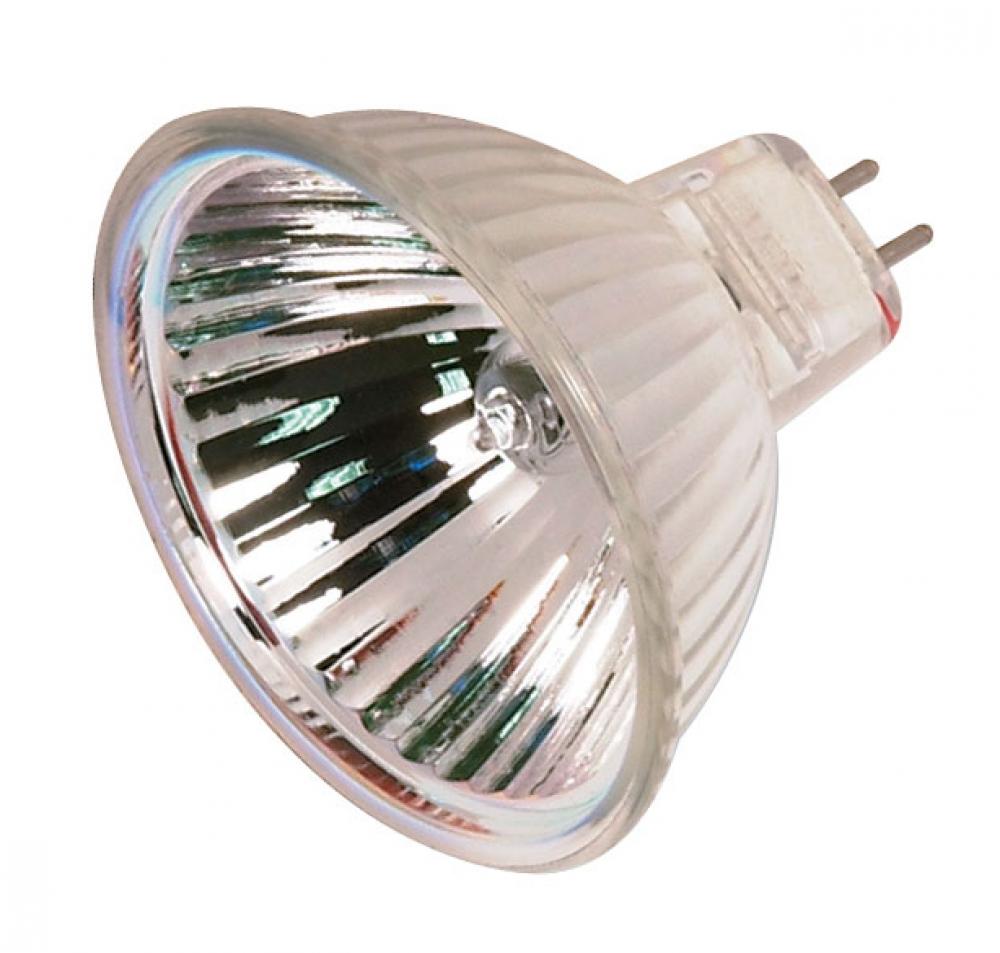 50 Watt; Halogen; MR16; EXT; 4000 Average rated hours; Miniature 2 Pin Round base; 12 Volt