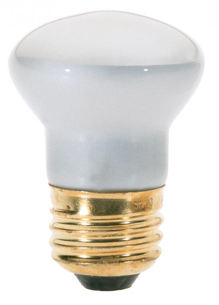 25 Watt R14 Incandescent; Translucent; 1500 Average rated hours; 135 Lumens; Medium base; 120 Volt