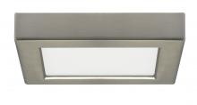 Satco Products Inc. S29325 - Blink - 10.5W- 5.5" Surface Mount LED - 2700K- Square Shape - Brushed Nickel Finish - 120V