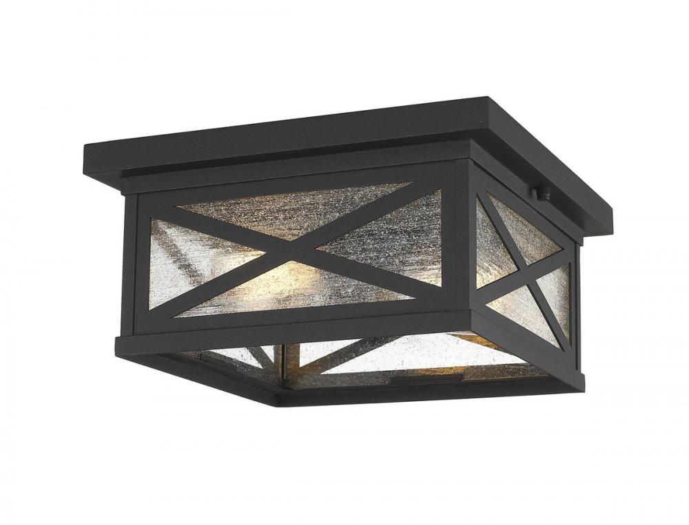 2 Light Outdoor Flush Mount