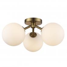 Trans Globe 11613 AG - Haskell Flush Mount Lighting Antique Gold