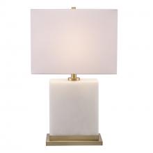 Trans Globe RTL-9147 AG - Evadne 1 - Light Square-Base Table Lamp