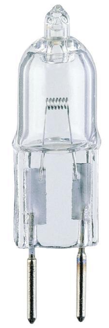 20W T3 JC Halogen Low Voltage Clear G4 Base, 12 Volt, Box