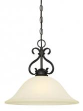 Westinghouse 6306000 - Pendant Oil Rubbed Bronze Finish Frosted Glass