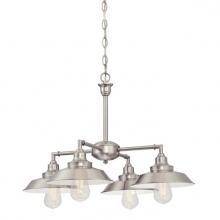 Westinghouse 6354500 - 4 Light Chandelier/Semi-Flush Brushed Nickel Finish