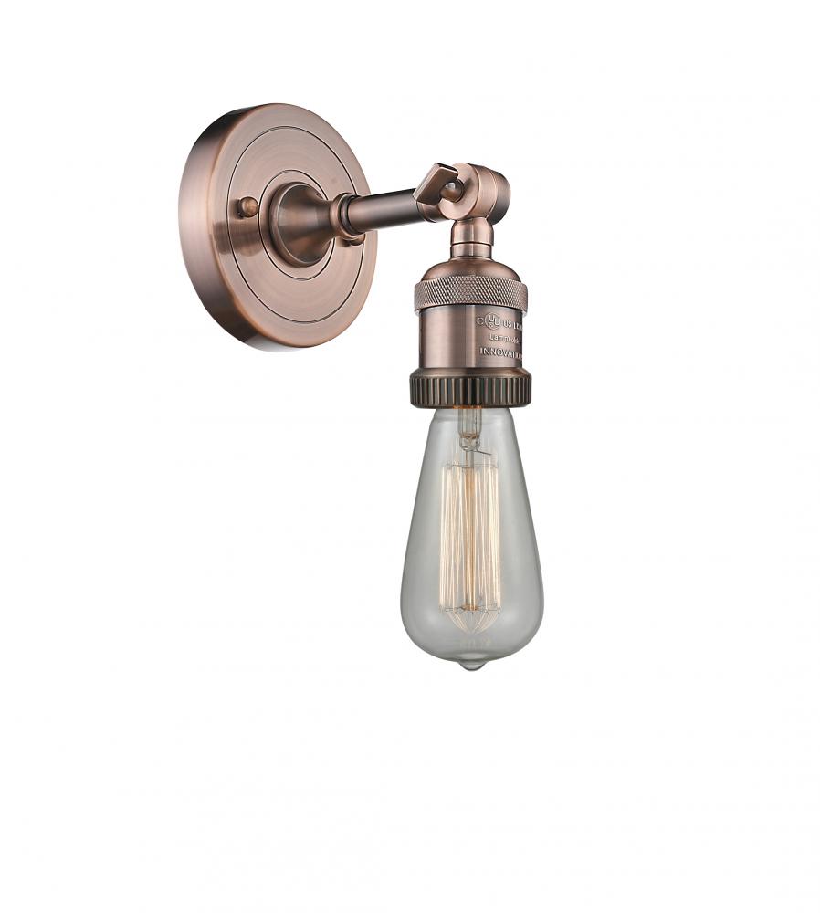 Bare Bulb 1 Light Sconce