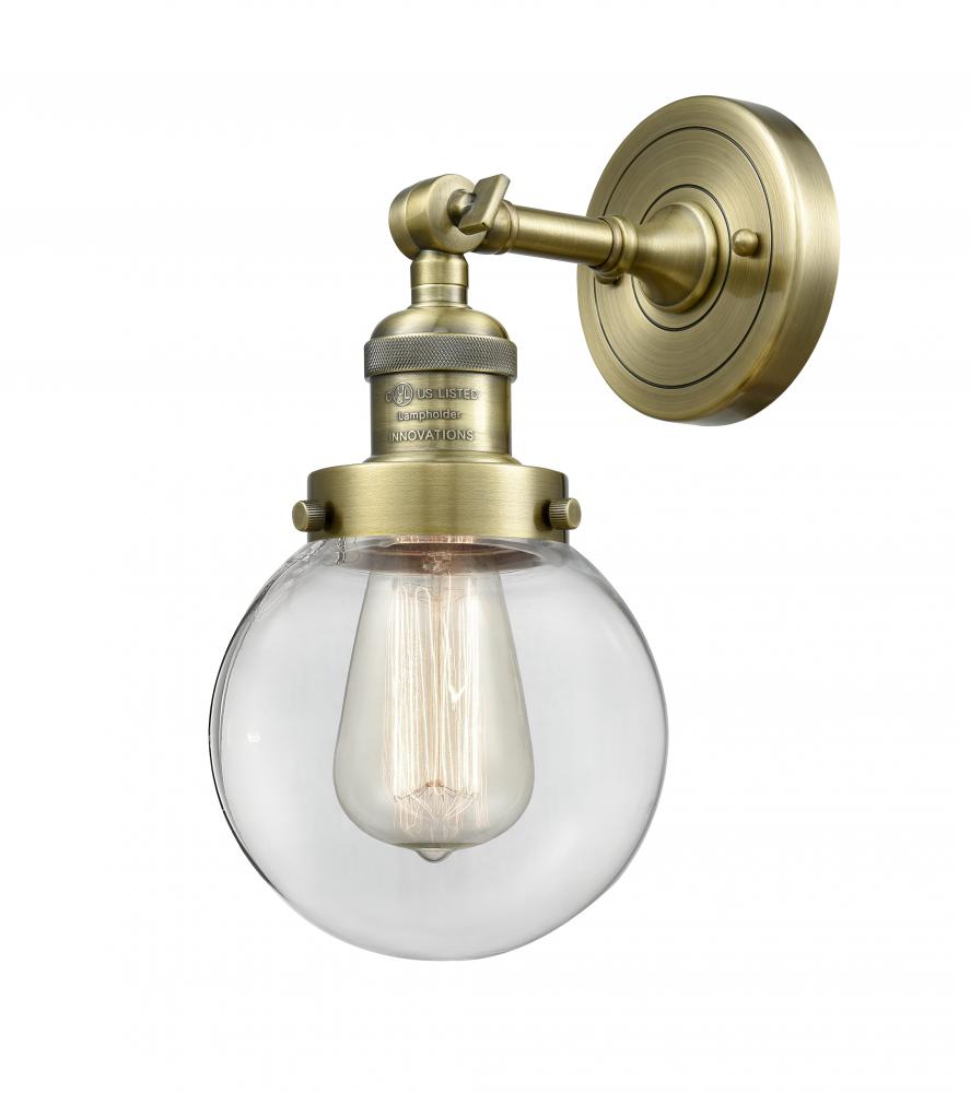 Beacon - 1 Light - 6 inch - Antique Brass - Sconce