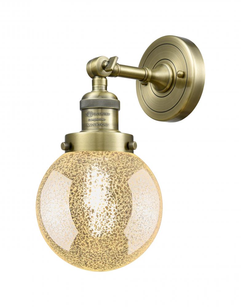 Beacon - 1 Light - 6 inch - Antique Brass - Sconce