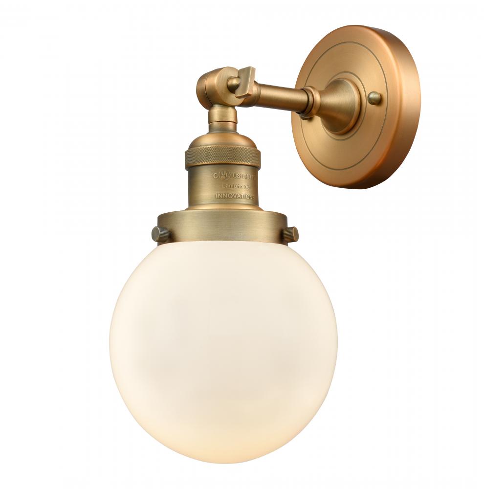 Beacon - 1 Light - 6 inch - Brushed Brass - Sconce