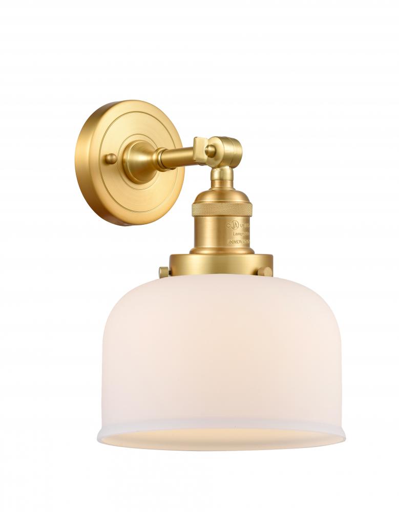 Bell - 1 Light - 8 inch - Satin Gold - Sconce