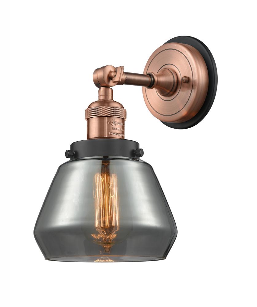 Fulton - 1 Light - 7 inch - Antique Copper - Sconce