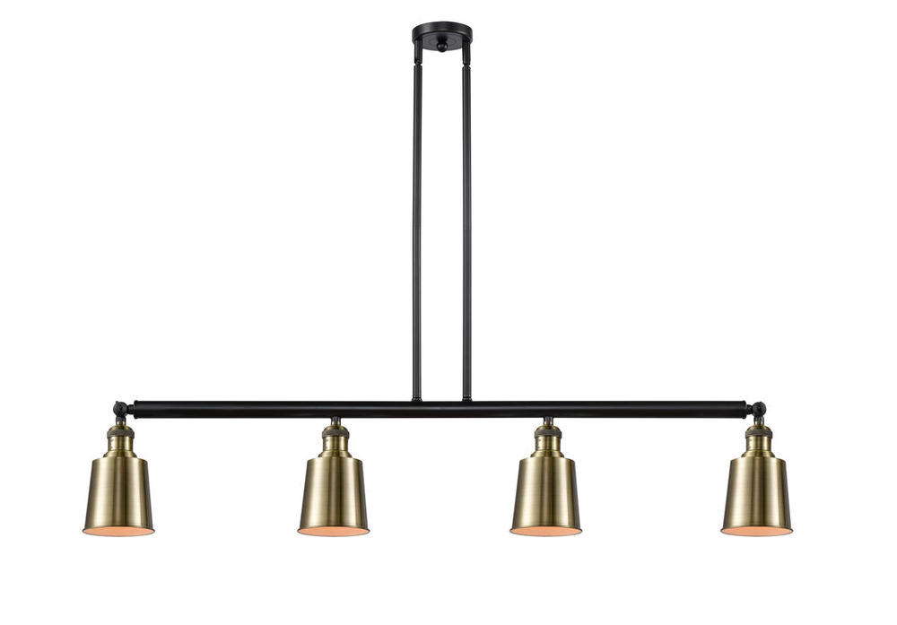 Addison - 4 Light - 50 inch - Black Antique Brass - Stem Hung - Island Light