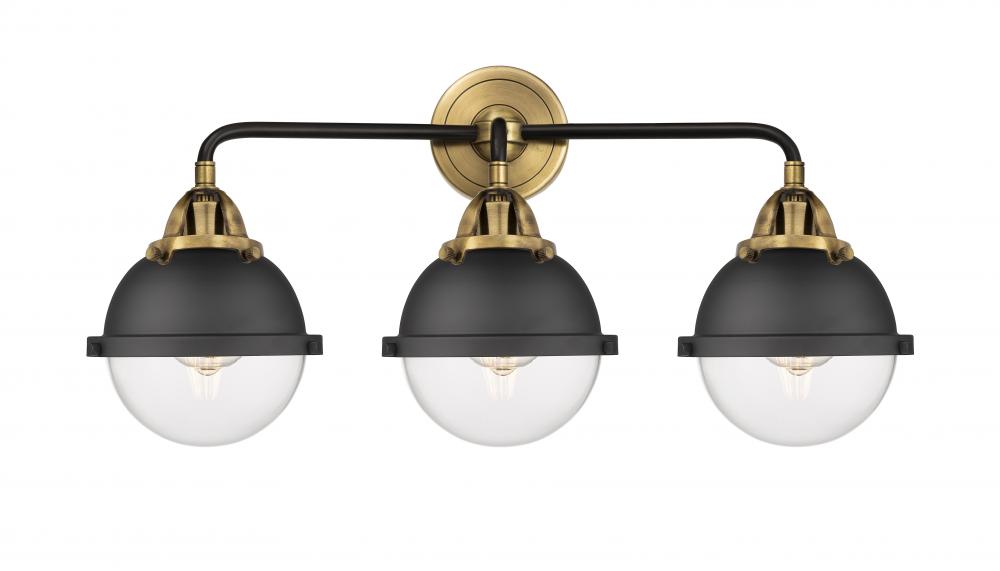 Hampden - 3 Light - 25 inch - Black Antique Brass - Bath Vanity Light