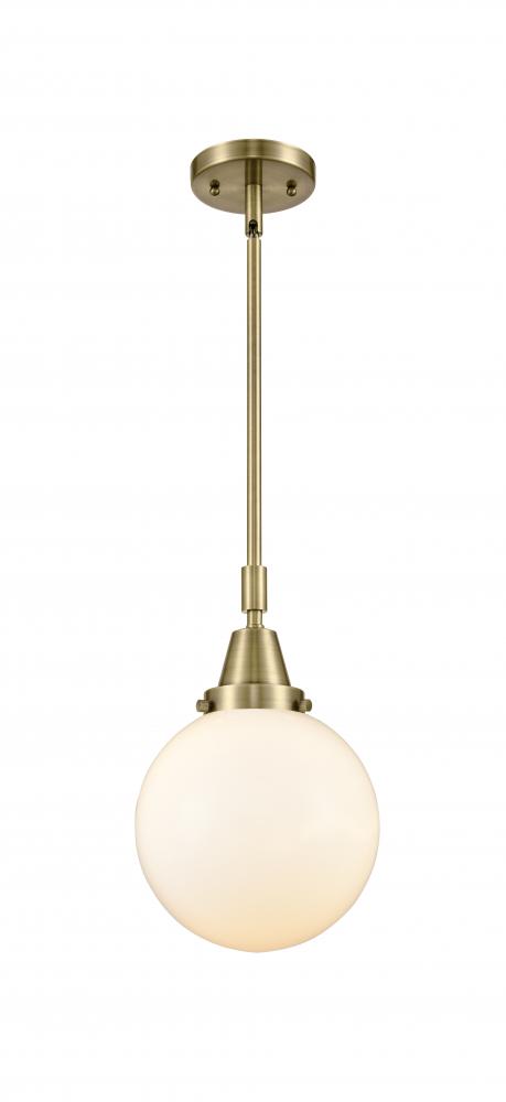 Beacon - 1 Light - 8 inch - Antique Brass - Mini Pendant