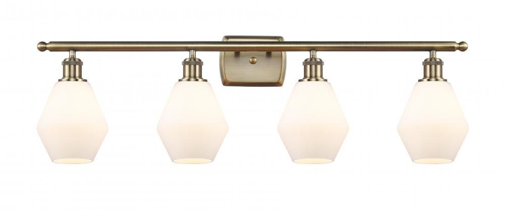 Cindyrella - 4 Light - 36 inch - Antique Brass - Bath Vanity Light