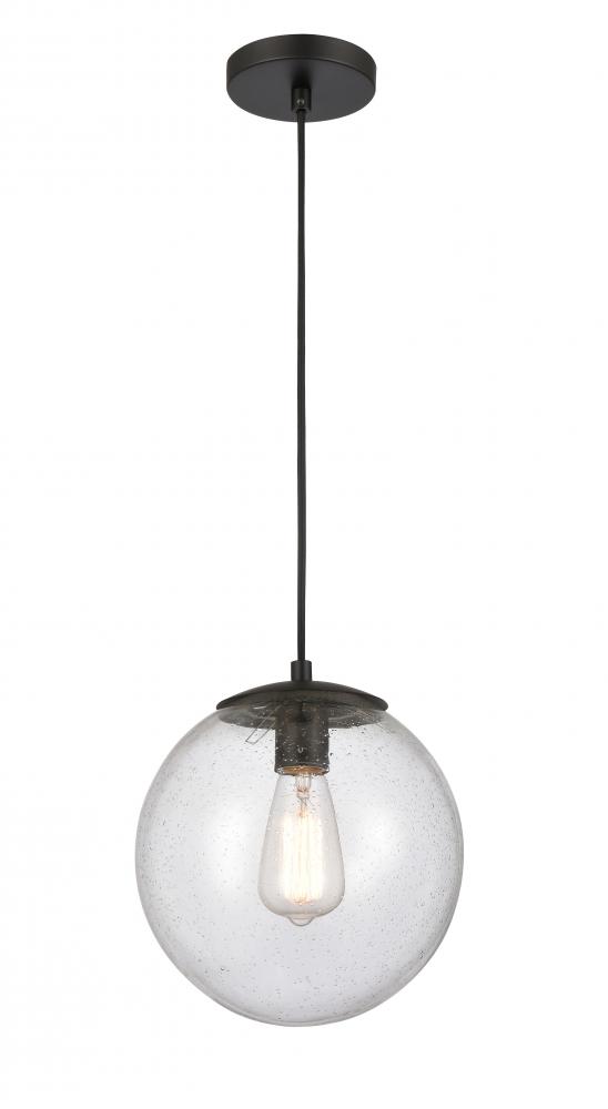 Tolland - 1 Light - 10 inch - Matte Black - Cord hung - Mini Pendant