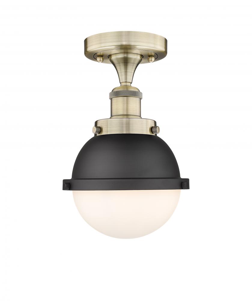 Hampden - 1 Light - 7 inch - Matte Black - Semi-Flush Mount