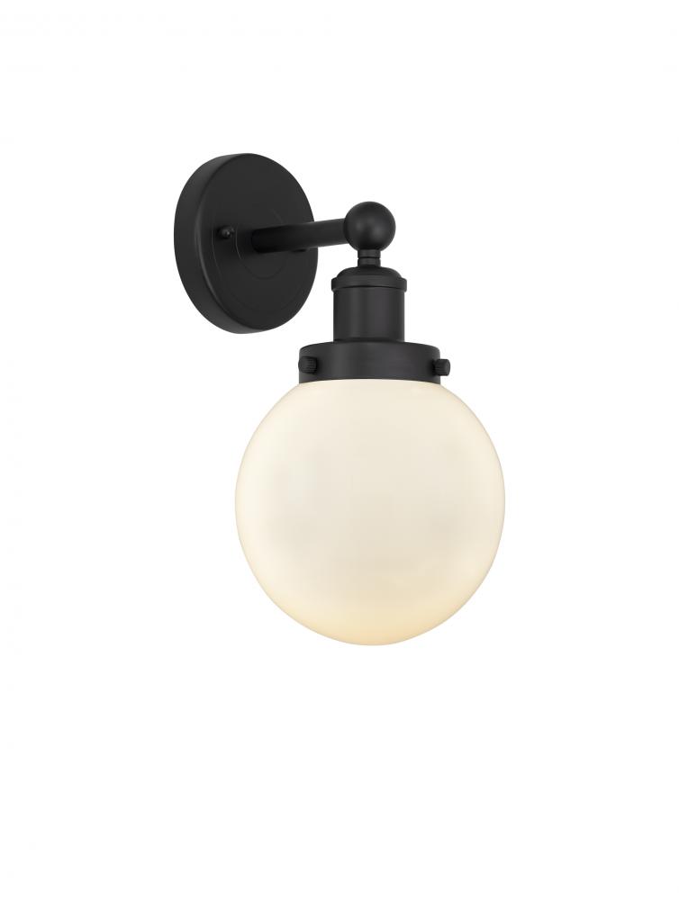 Beacon - 1 Light - 6 inch - Matte Black - Sconce